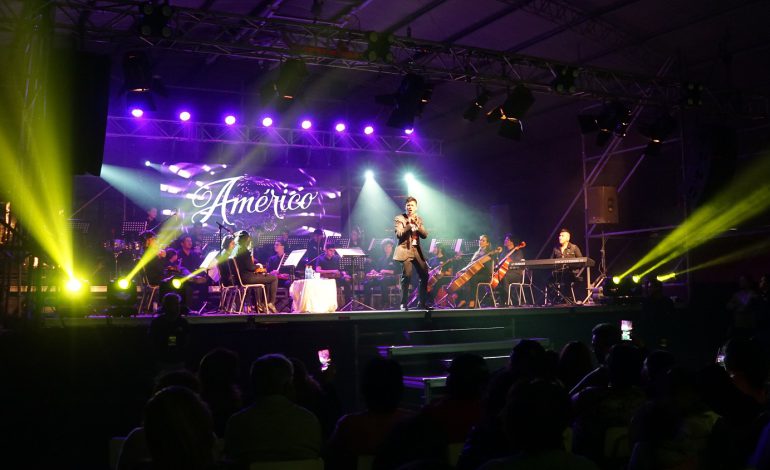 Este Sabado Américo cantará junto a la Orquesta Juvenil de Mejillones en Antofagasta