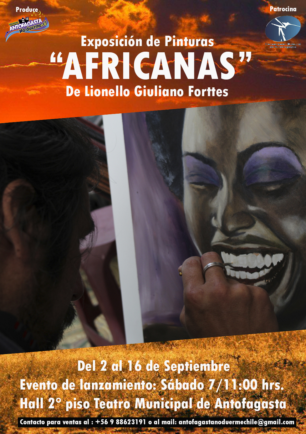 Exposición “Africanas” desde hoy en el Teatro Municipal de Antofagasta