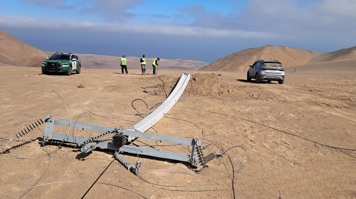 Robo de cables se dispara: CGE sumó más de 700 episodios en primer semestre de 2025