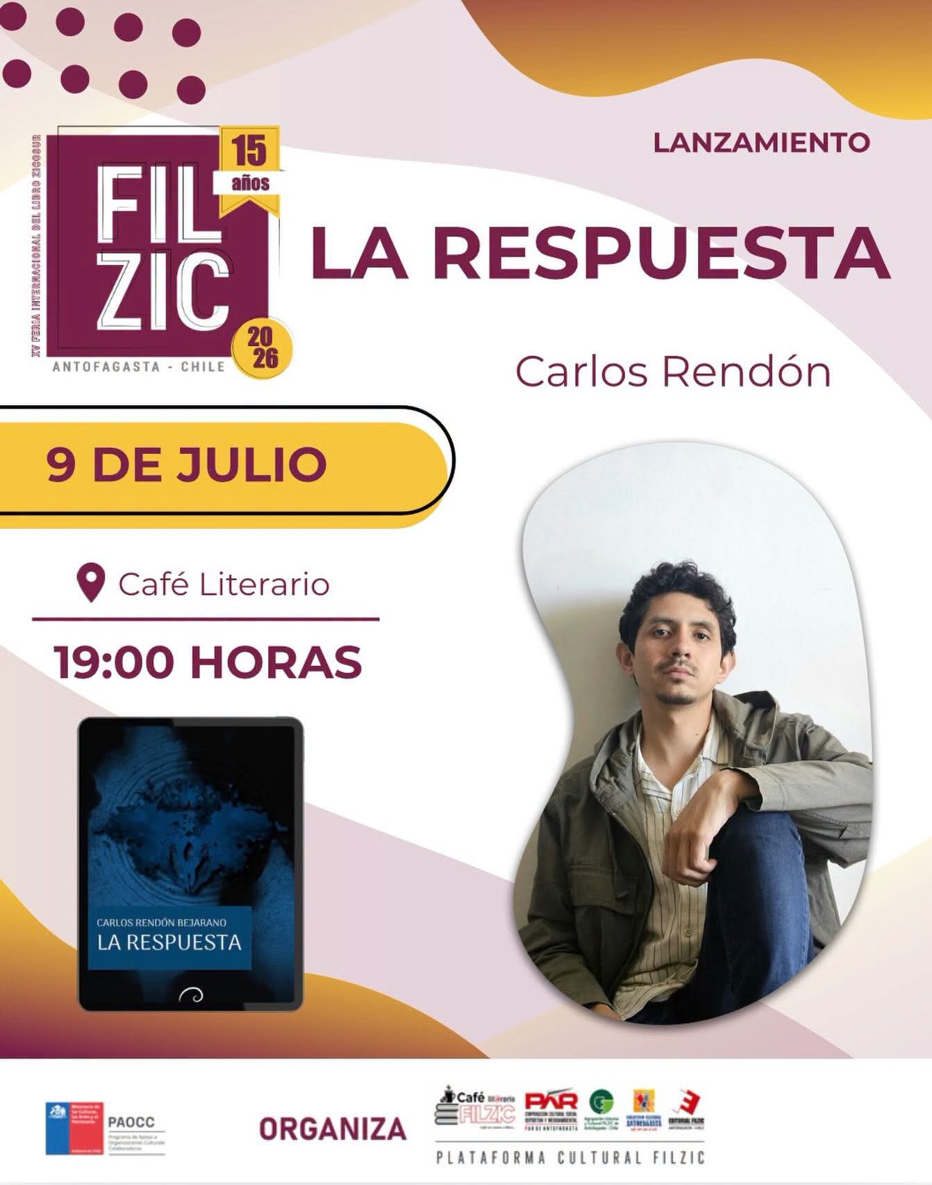 Escritor antofagastino Carlos Rendón lanza la primera novela interactiva chilena en formato papel